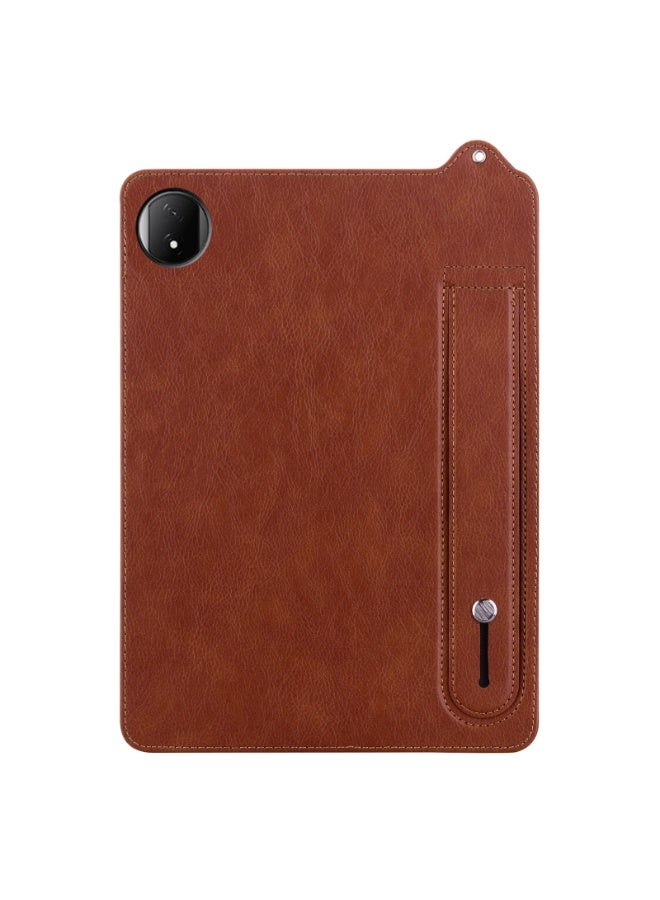 Case for Honor MagicPad 2 12.3 inch 2024 Released, Flexible TPU + PU Leather Shockproof Back Cover for Honor Magic Pad 2 Shell with Grip Strap - Image 3